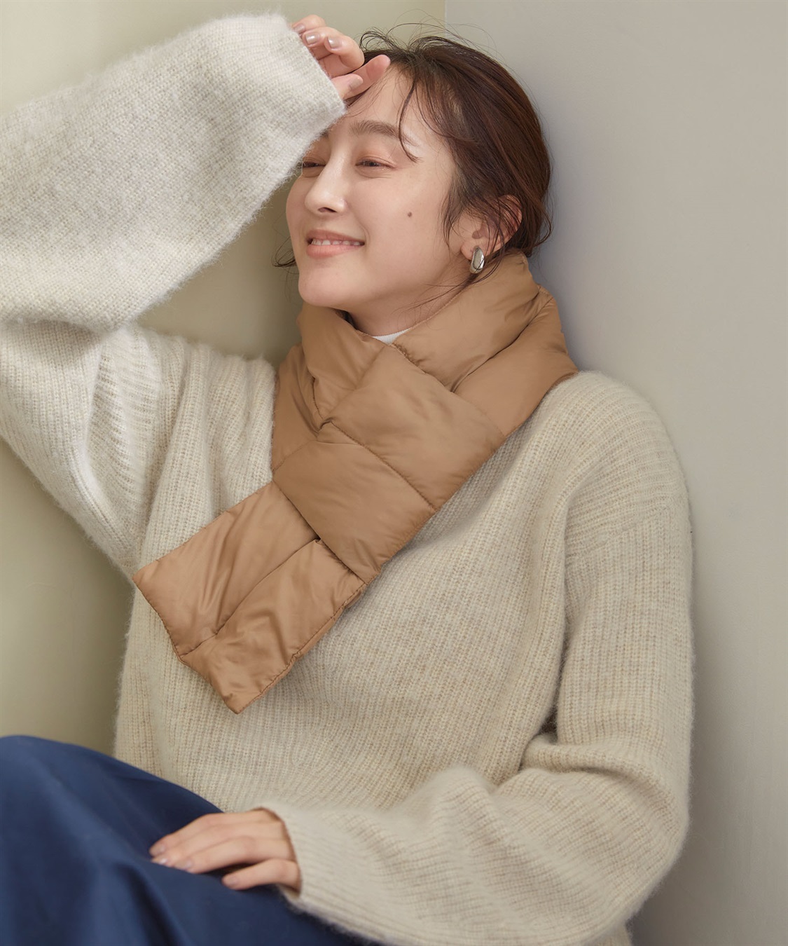 涼活本舗/温活本舗 【温活本舗】中綿キルトマフラー_sub_14