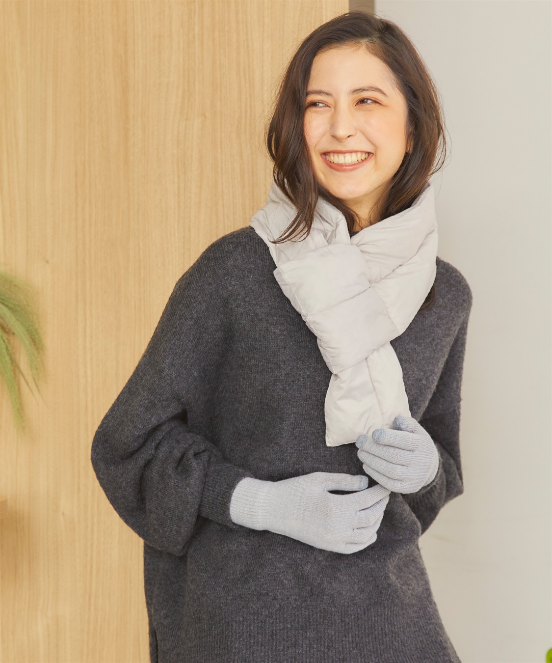 Life Style by cross marche 【温活本舗】のびのび裏起毛手袋_sub_7