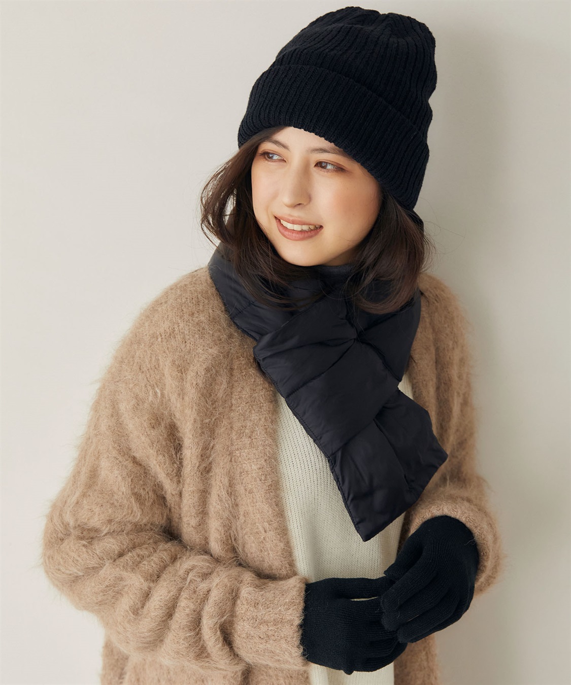 Life Style by cross marche 【温活本舗】のびのび裏起毛手袋_sub_14