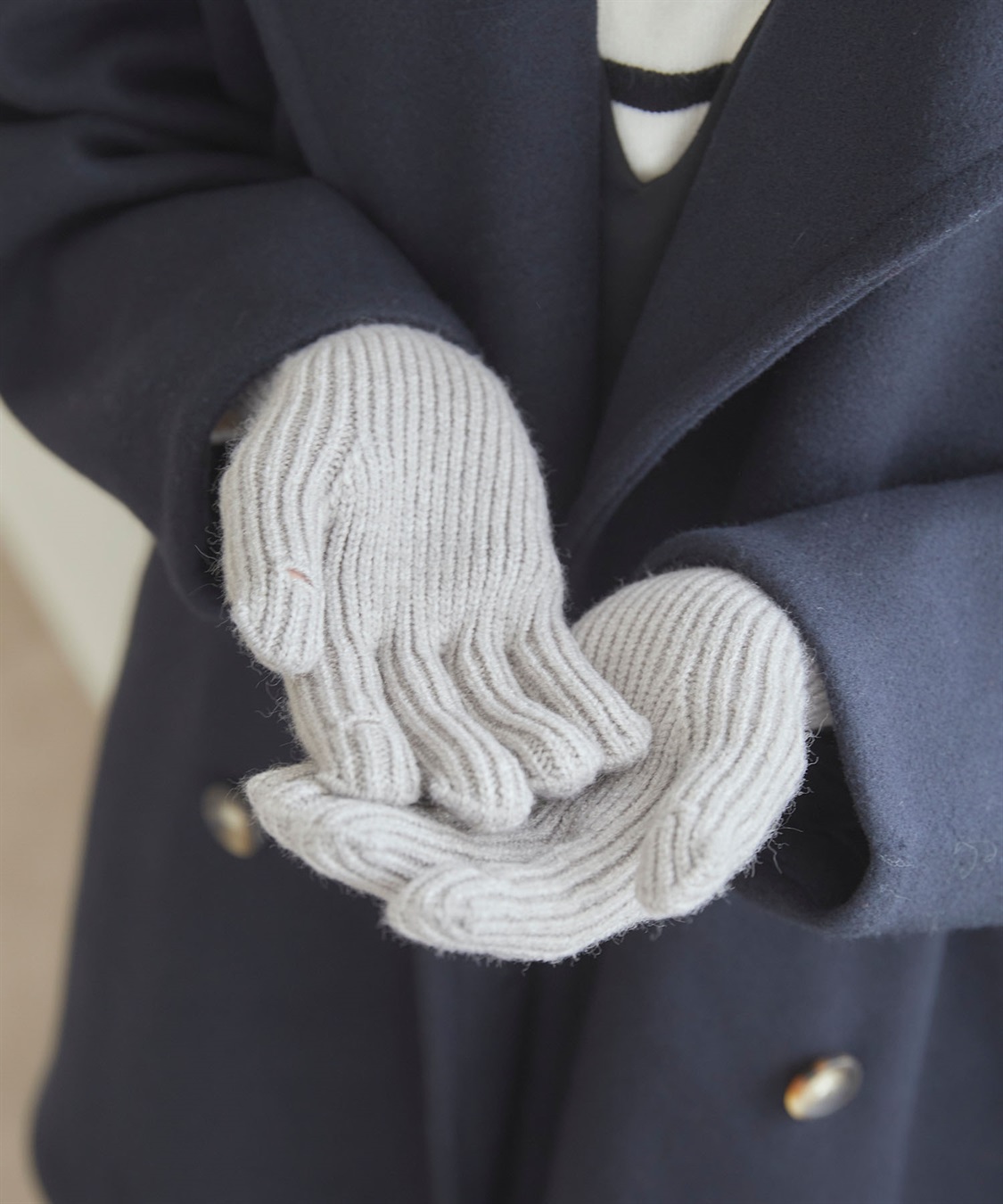 涼活本舗/温活本舗 【温活本舗】スマホ対応指穴あきリブ編み手袋_sub_20