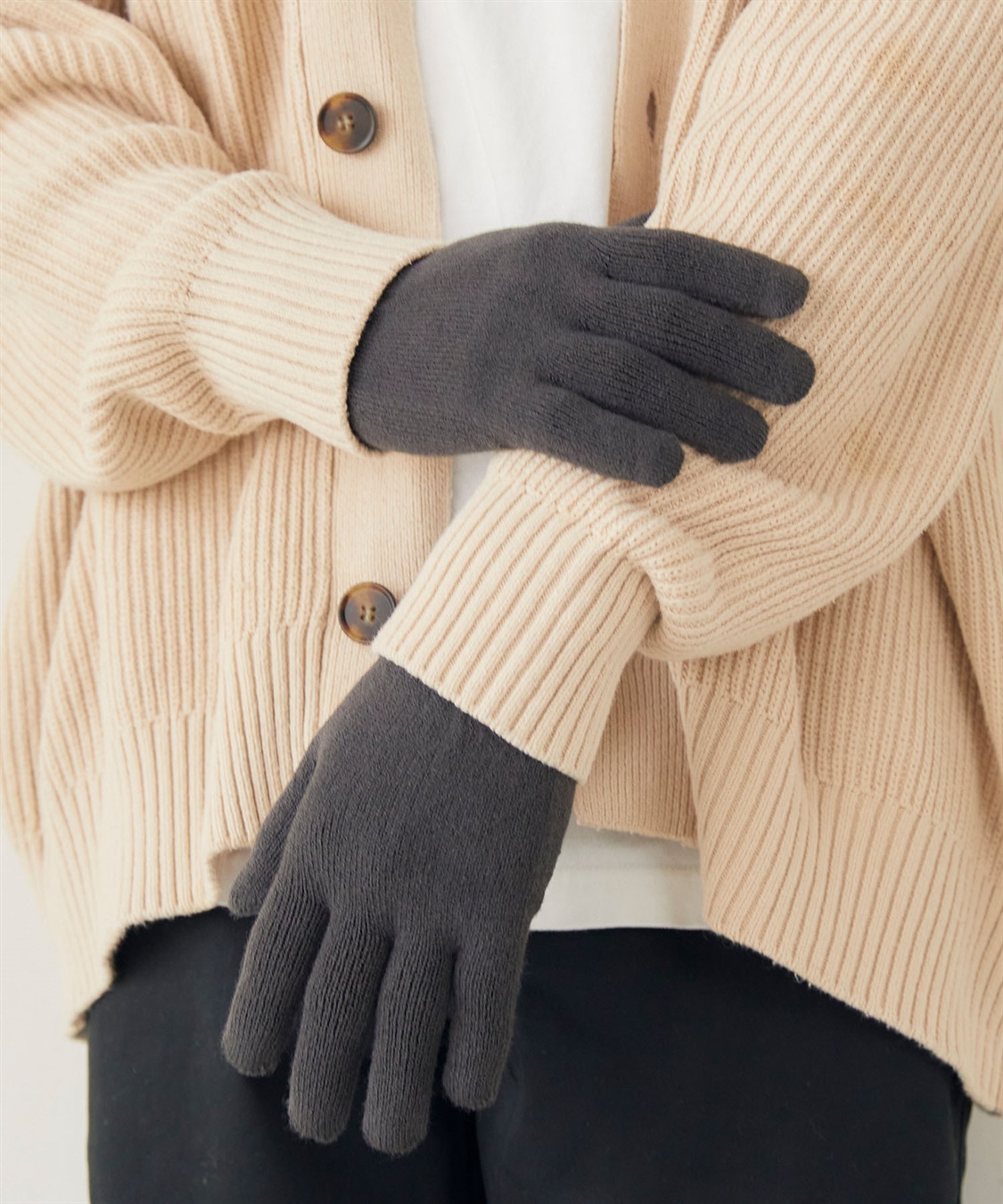 涼活本舗/温活本舗 【温活本舗】スマホ対応指穴あき手袋_sub_7