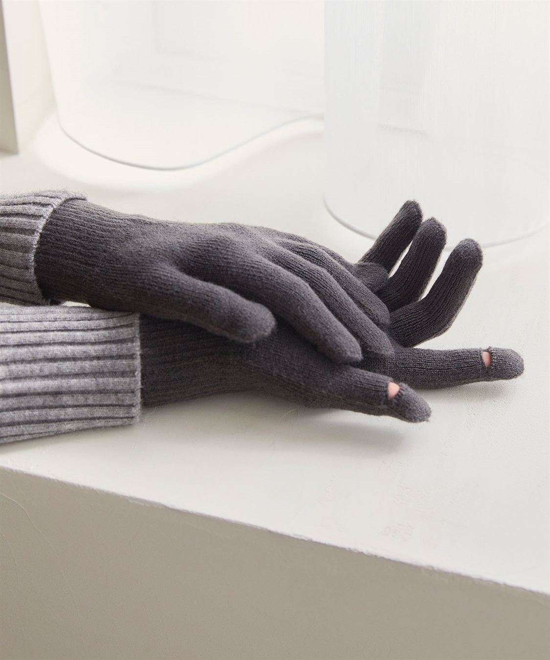 涼活本舗/温活本舗 【温活本舗】スマホ対応指穴あき手袋_sub_22