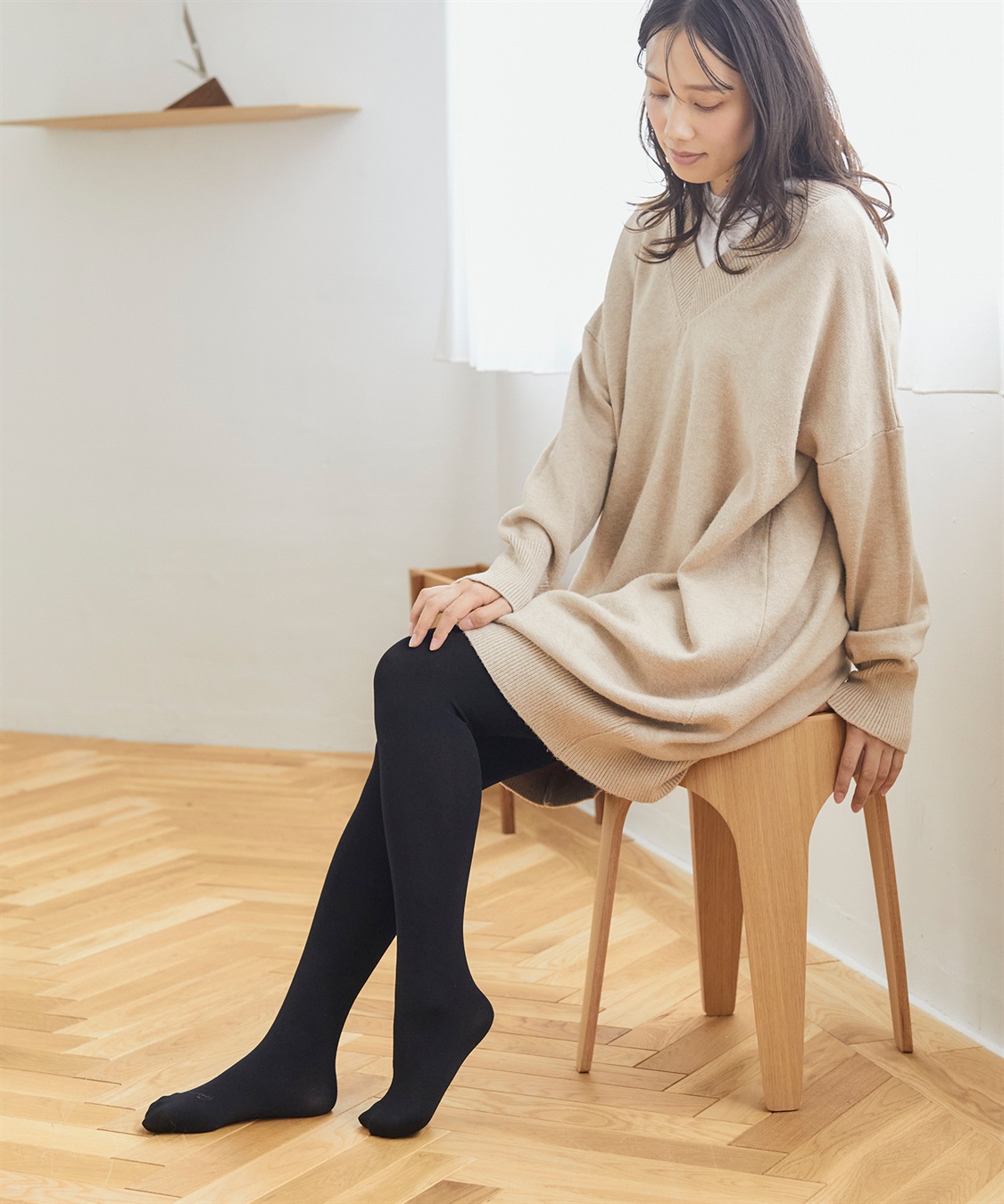 涼活本舗/温活本舗 【温活本舗】裏シャギータイツ_sub_1