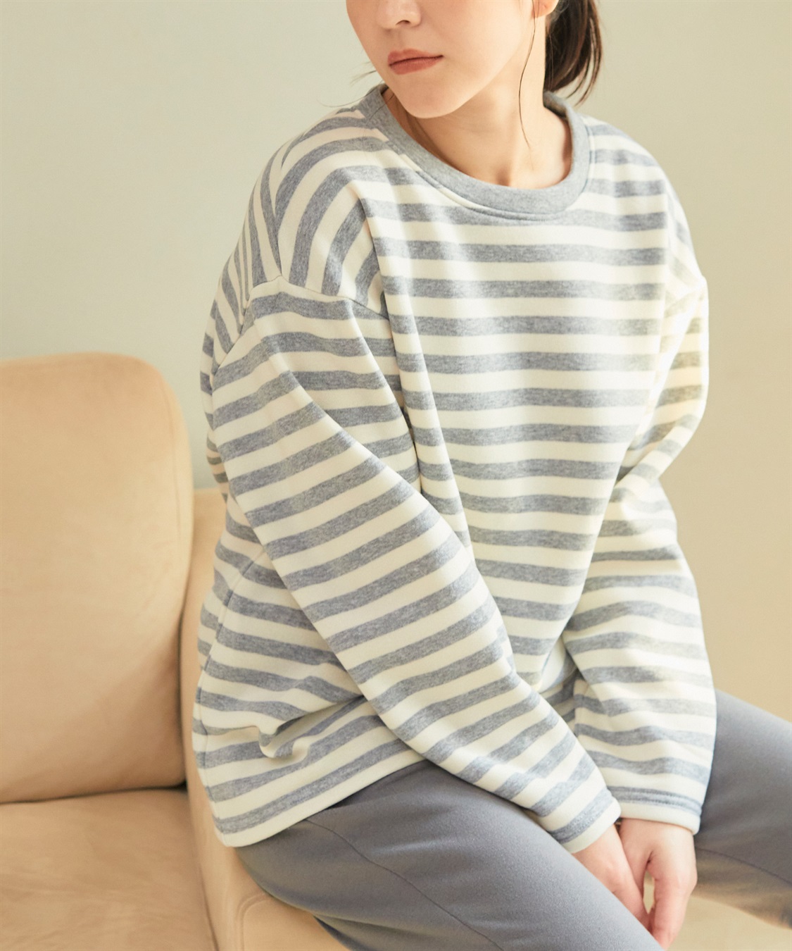 涼活本舗/温活本舗 【温活本舗】裏パイル起毛上下ルームウェア_sub_11