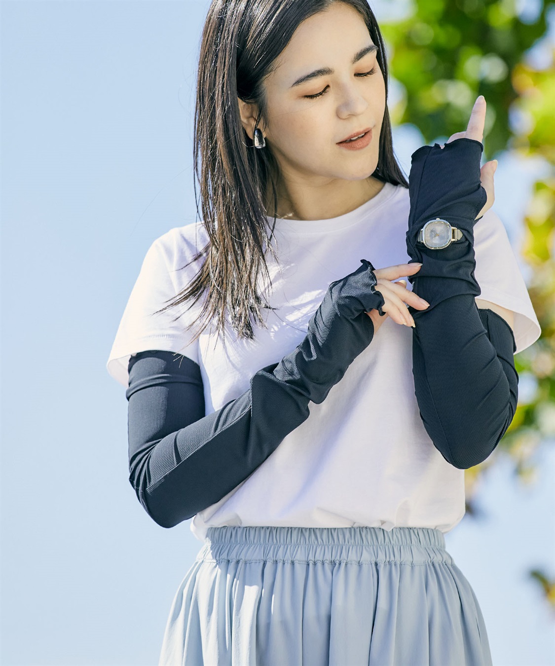 Life Style by cross marche 【涼活本舗】時計スリットアームカバー_sub_11