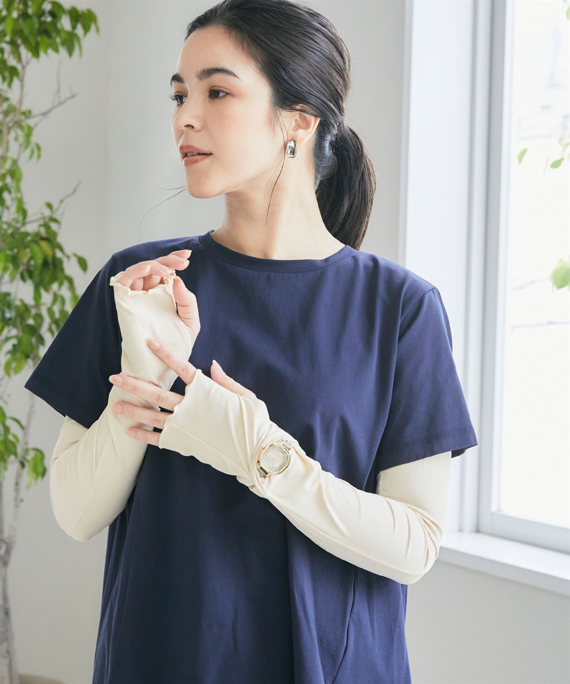 Life Style by cross marche 【涼活本舗】時計スリットアームカバー_sub_14