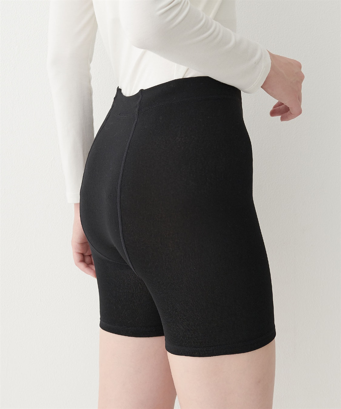 Life Style by cross marche 【温活本舗】裏シャギー腹巻きパンツ2点セット_sub_2