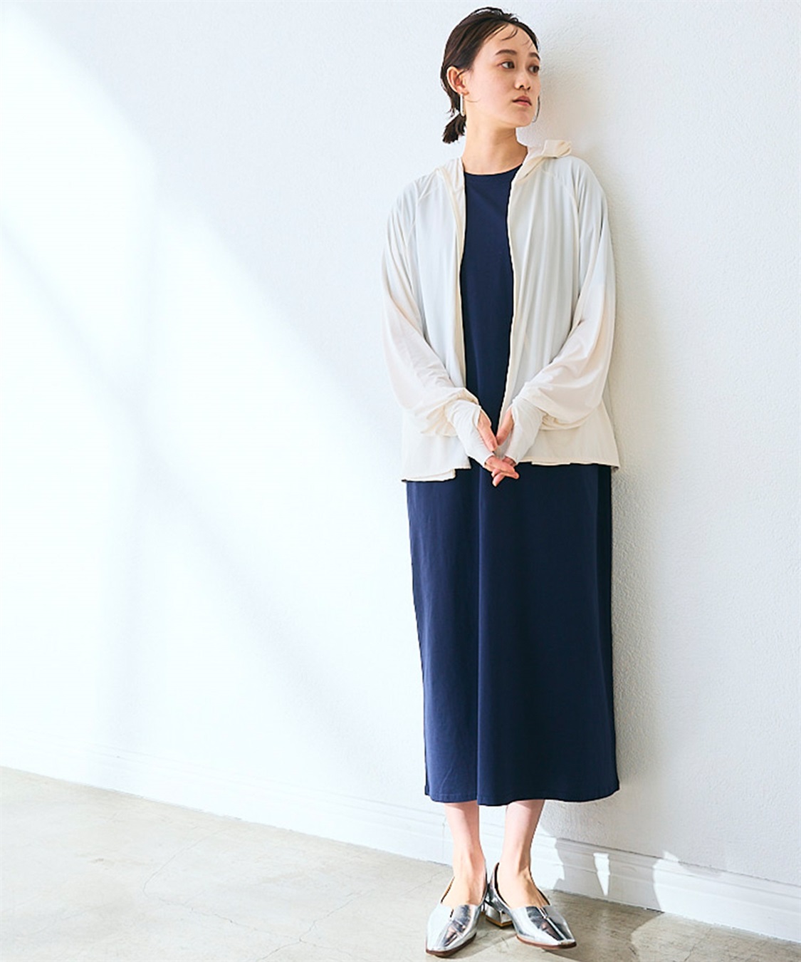 涼活本舗/温活本舗 フード付きUVカットパーカ_sub_6