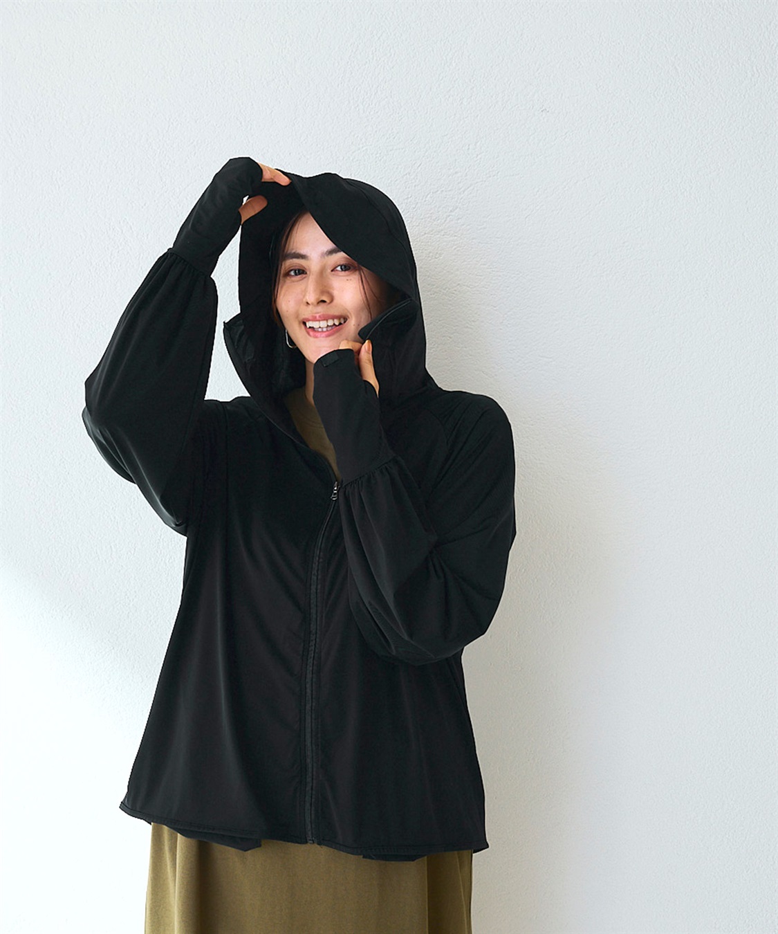 涼活本舗/温活本舗 フード付きUVカットパーカ_sub_10