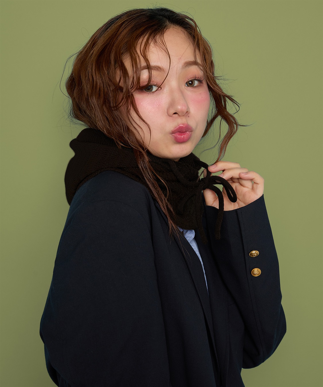 Life Style by cross marche 【Yoki】ニットフードバラクラバ_sub_3