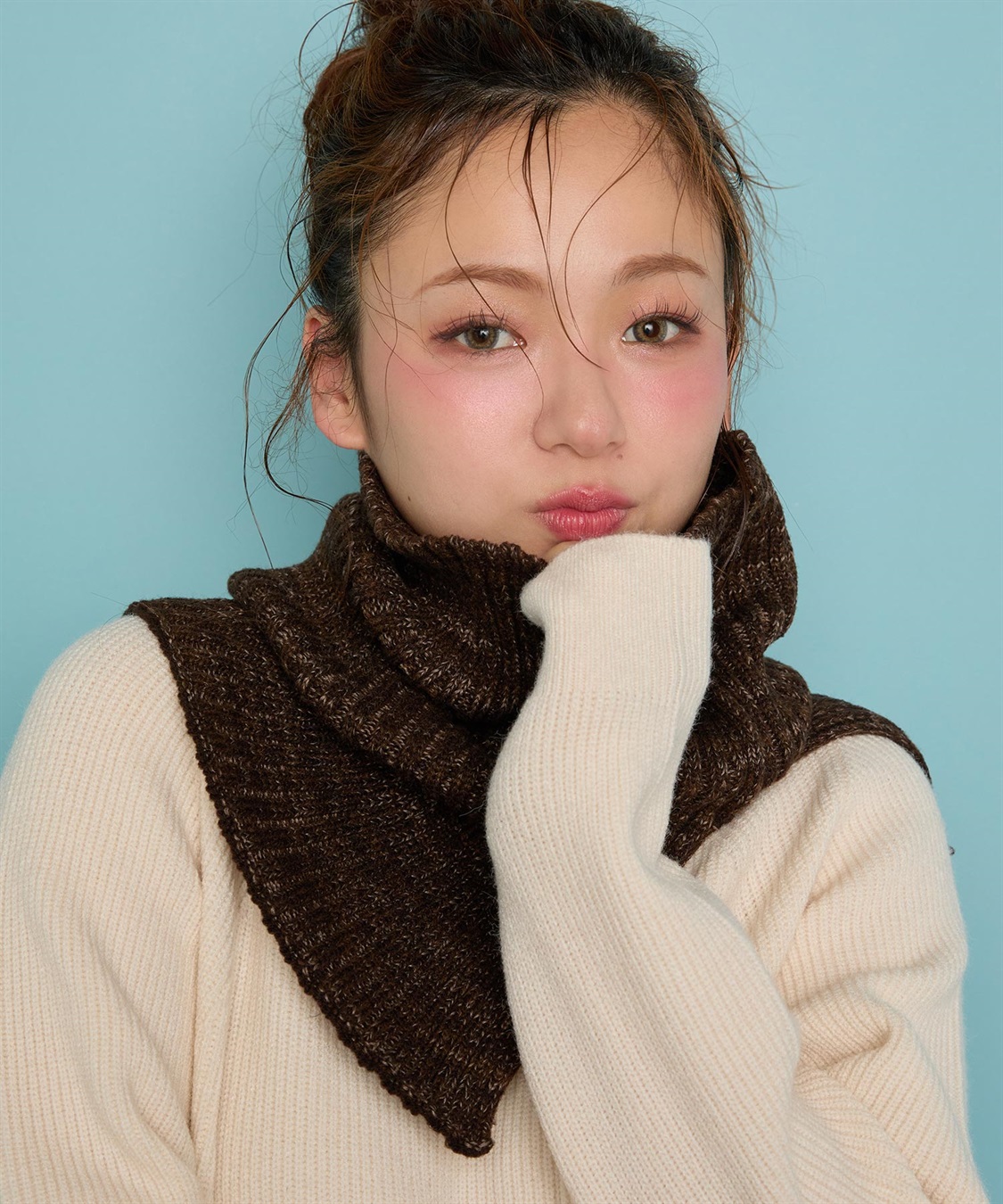 Life Style by cross marche 【Yoki】ニットハイネックウォーマー_sub_7