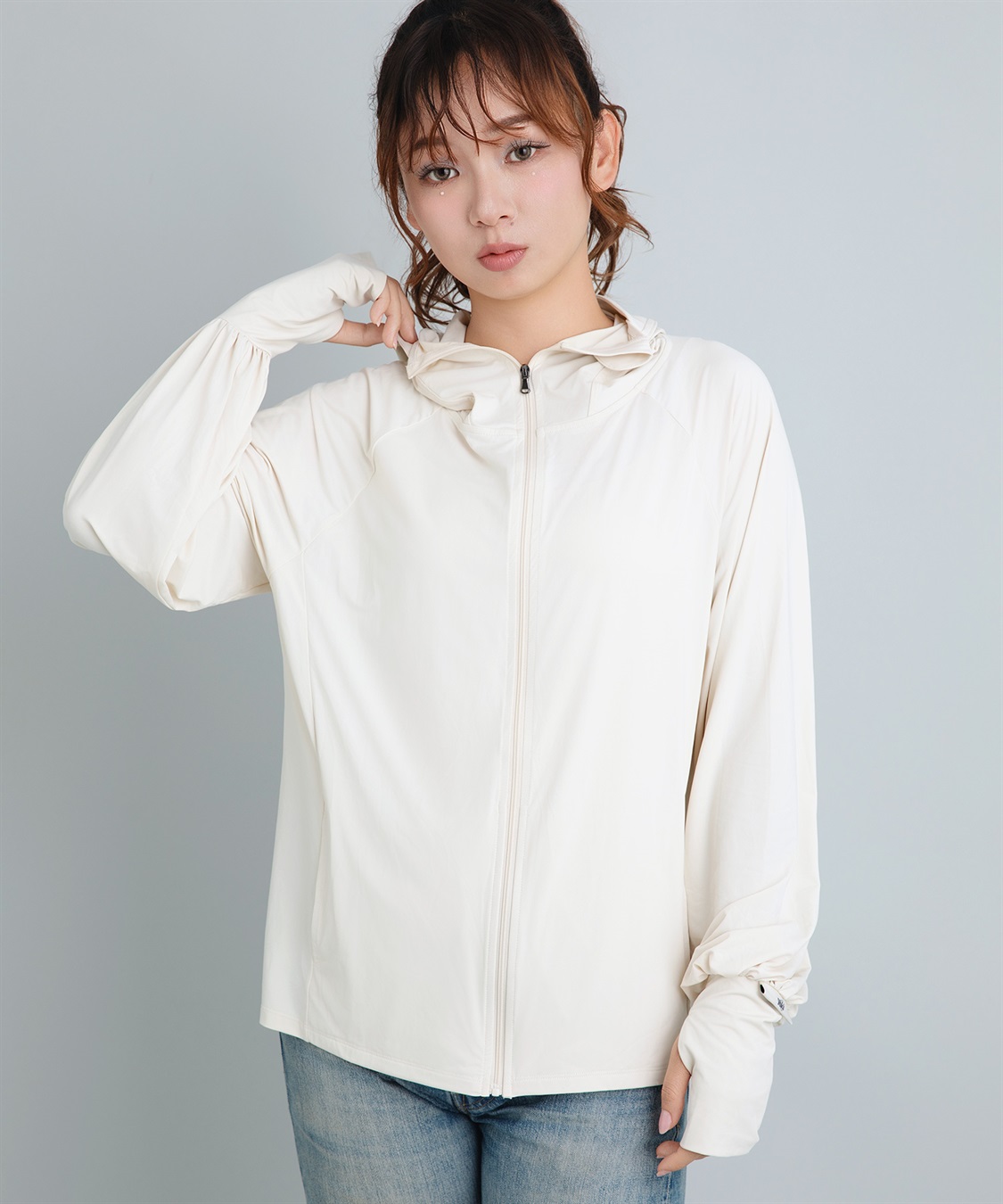 Life Style by cross marche 【Yoki】フード付きUVカットパーカ_sub_6