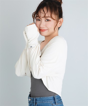 Life Style by cross marche 【Yoki】ショート丈ボレロカーディガン_subthumb_2