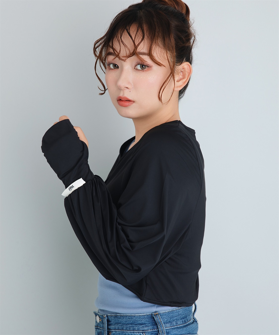 Life Style by cross marche 【Yoki】ショート丈ボレロカーディガン_sub_3