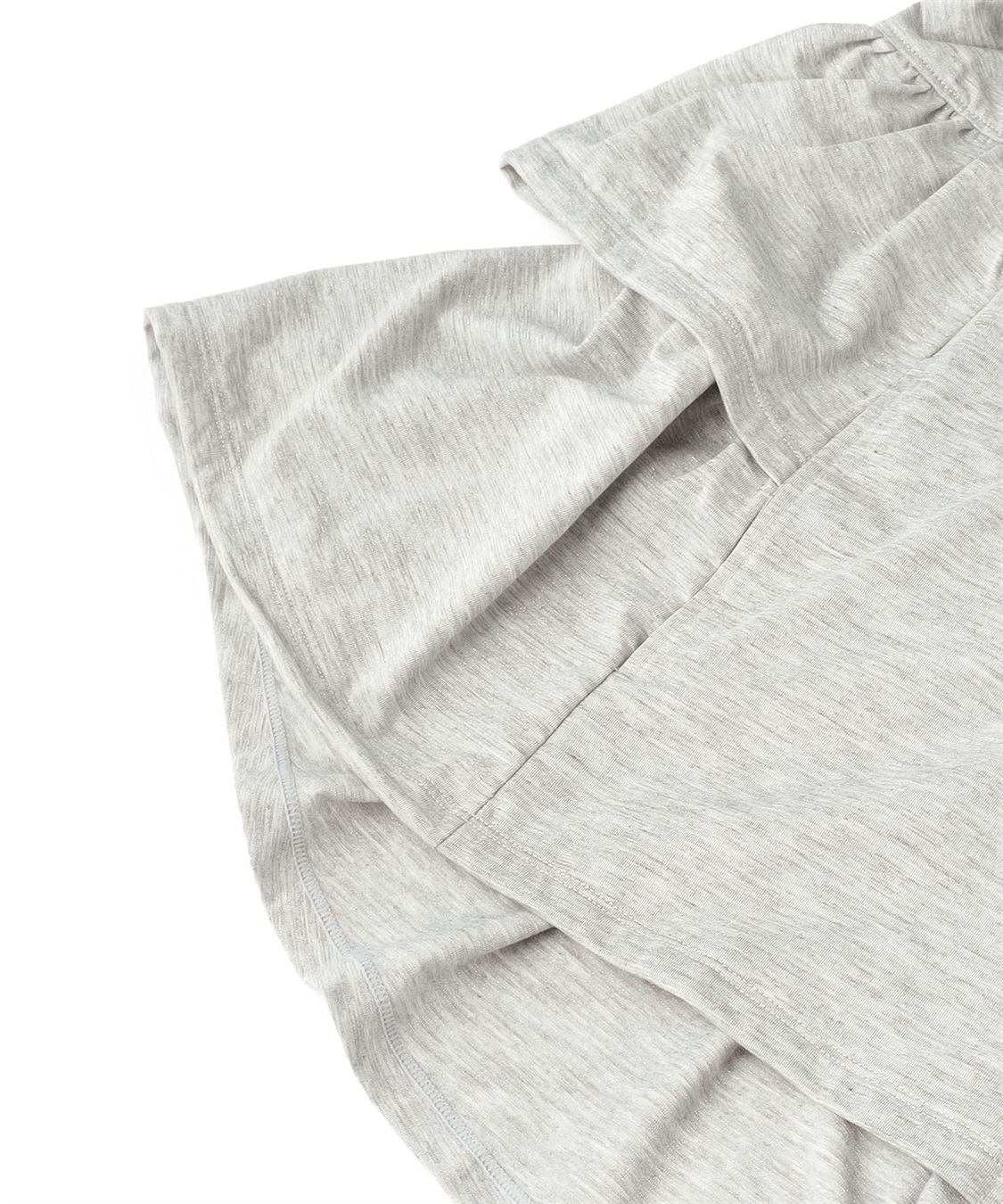 Life Style by cross marche 【Yoki】ラメ生地フード付きバックフリルパーカ_sub_11