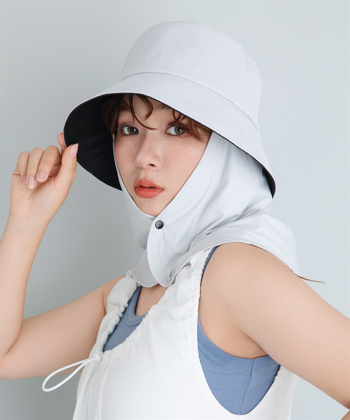 Life Style by cross marche 【Yoki】UVカットサンシェードハット_sub_1