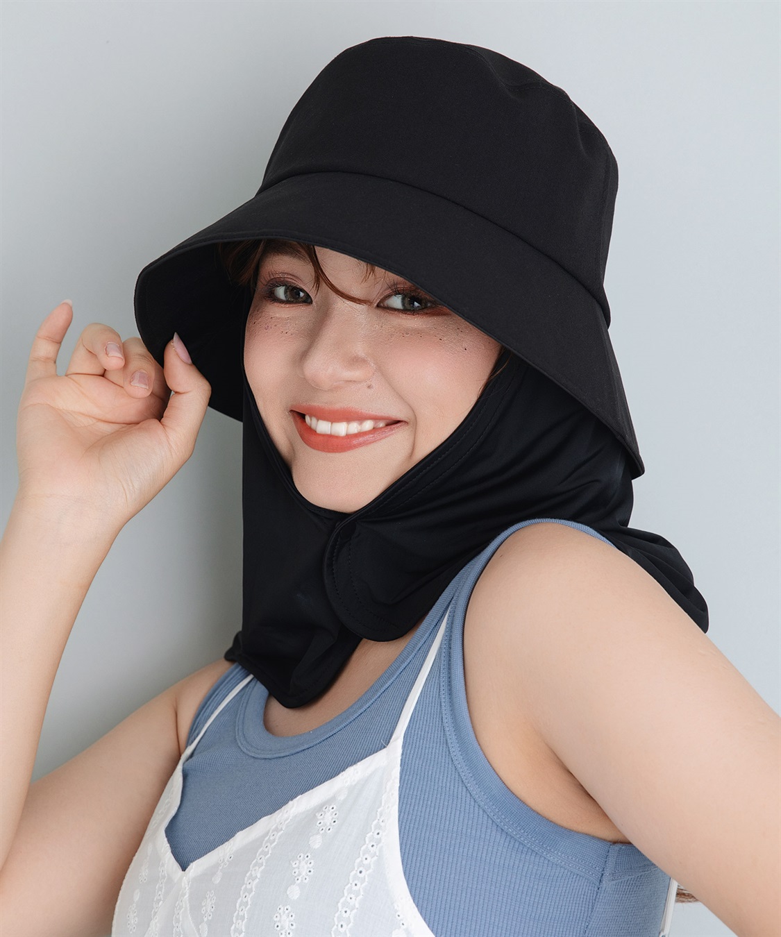 Life Style by cross marche 【Yoki】UVカットサンシェードハット_sub_2