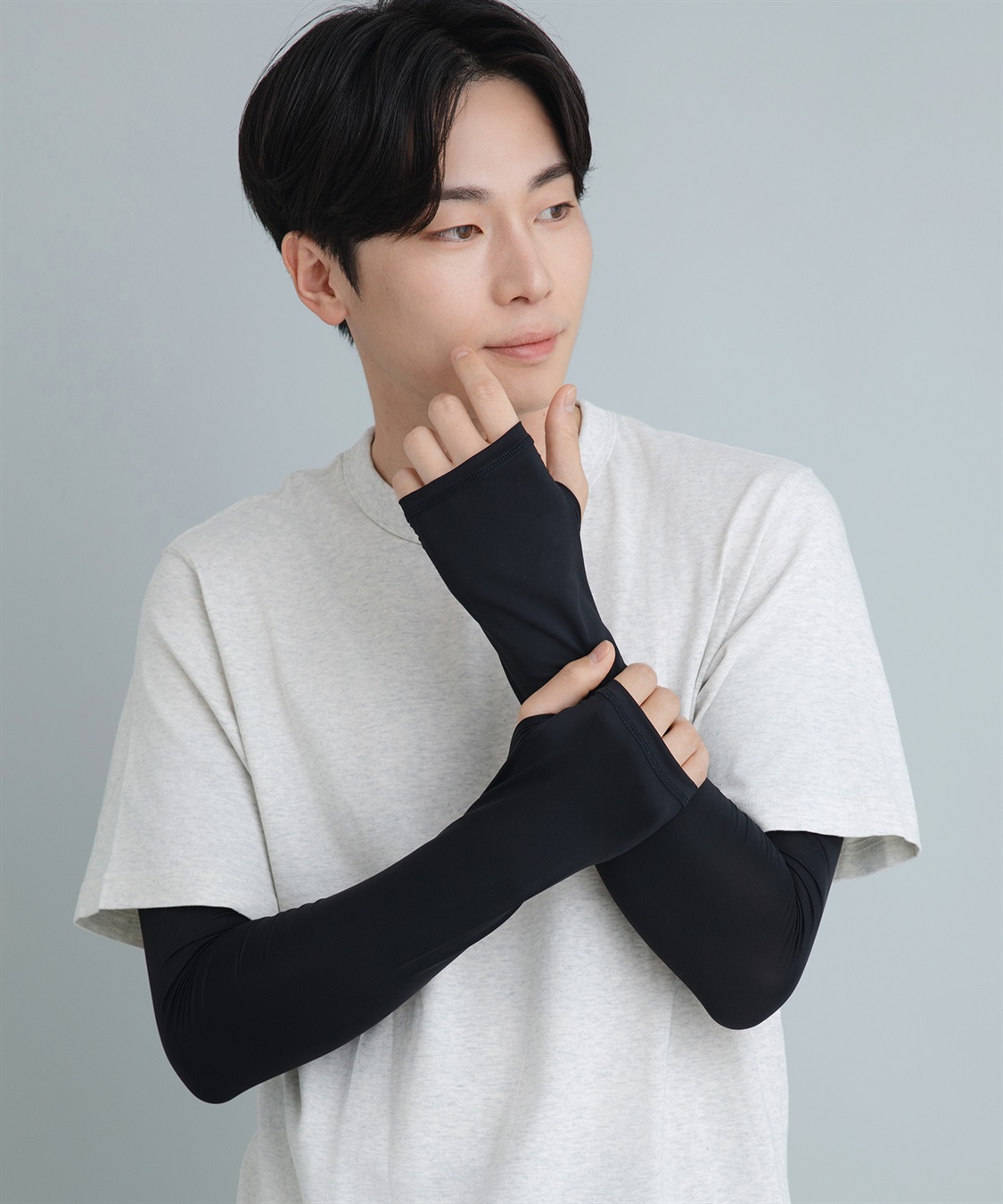Life Style by cross marche 【Yoki】メンズロングアームカバー_sub_2