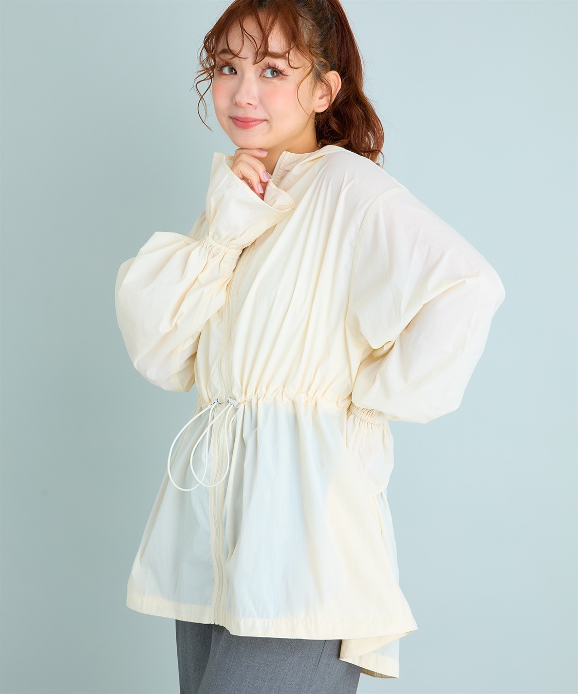 Life Style by cross marche 【Yoki】花粉対策フード付きパーカ_sub_5