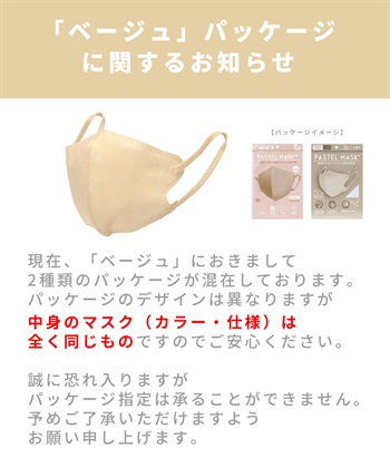 Life Style by cross marche 不織布PASTELMASK　49枚セット　個包装使い捨て立体マスク シルクタッチ生地 肌にやさしい BFE PFE VFE 99％カット 美シルエット 三層構造_subthumb_2
