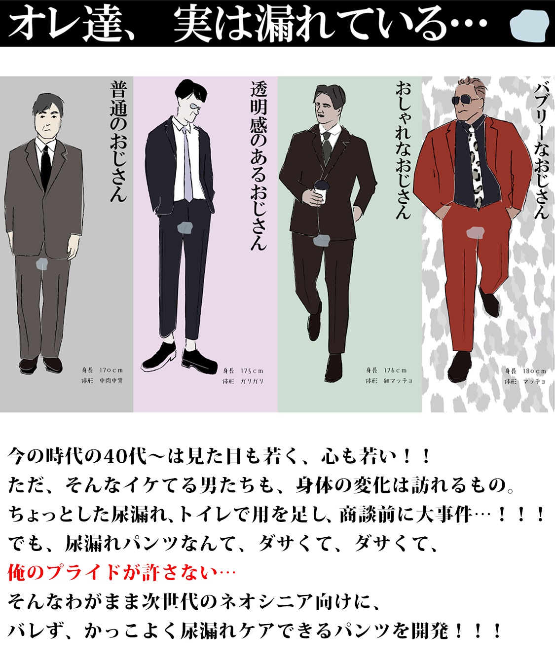 Life Style by cross marche 【KEEPGUARD/キープガード】ナノファイン加工　尿漏れ対応パンツ メンズ　三枚組セット_sub_3