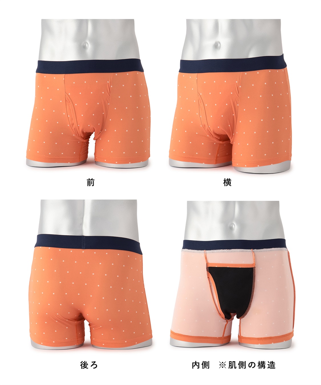 Life Style by cross marche 【KEEPGUARD/キープガード】キープガード 尿漏れ対応型 メンズ ボクサーパンツ（ナノファイン加工） プレミアムライン_sub_9