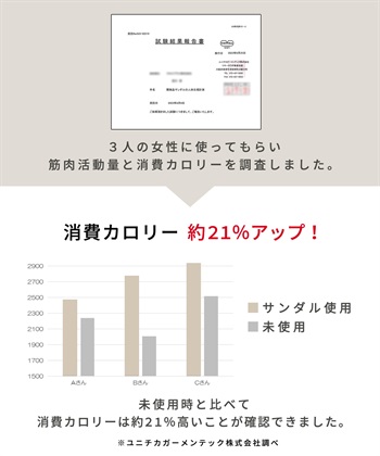 Life Style by cross marche 履いているだけで筋トレ＆カロリー消費　健康スリッパ_subthumb_5