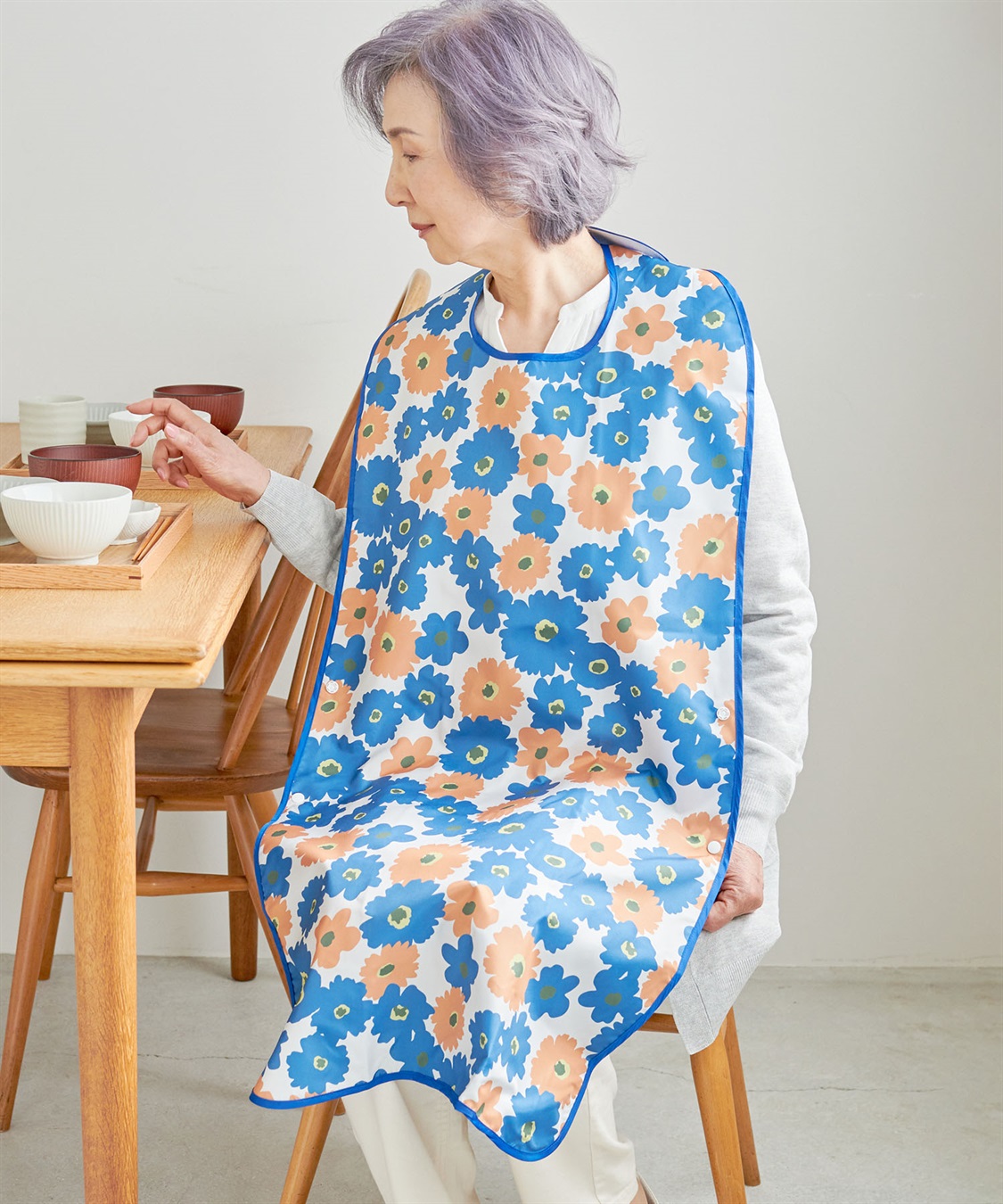 Life Style by cross marche 【ココロcolor】お食事エプロン_sub_2