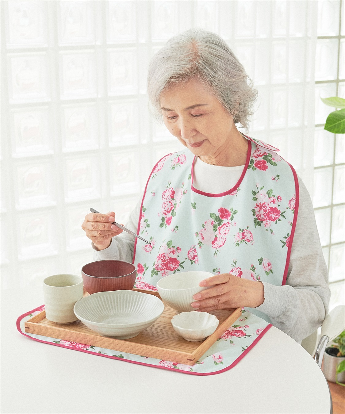 Life Style by cross marche 【ココロcolor】お食事エプロン_sub_3