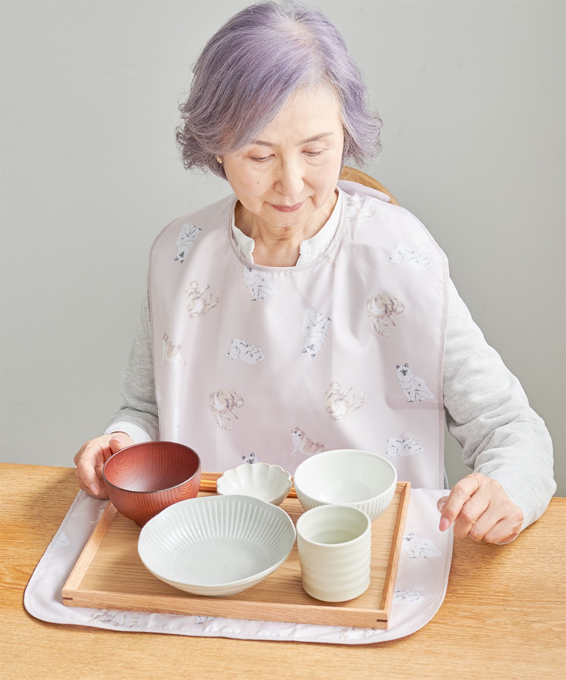 Life Style by cross marche 【ココロcolor】お食事エプロン_sub_7