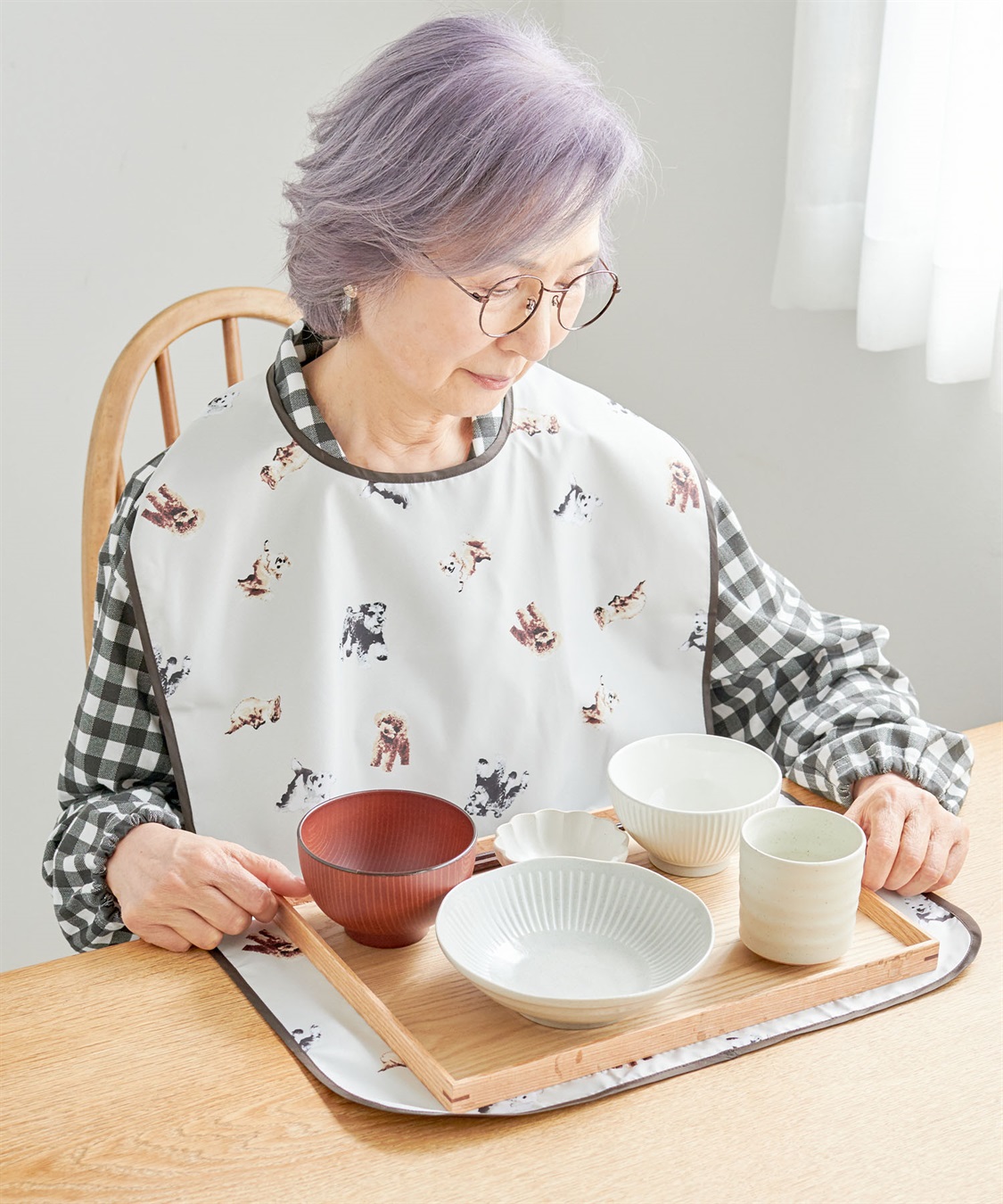 Life Style by cross marche 【ココロcolor】お食事エプロン_sub_9