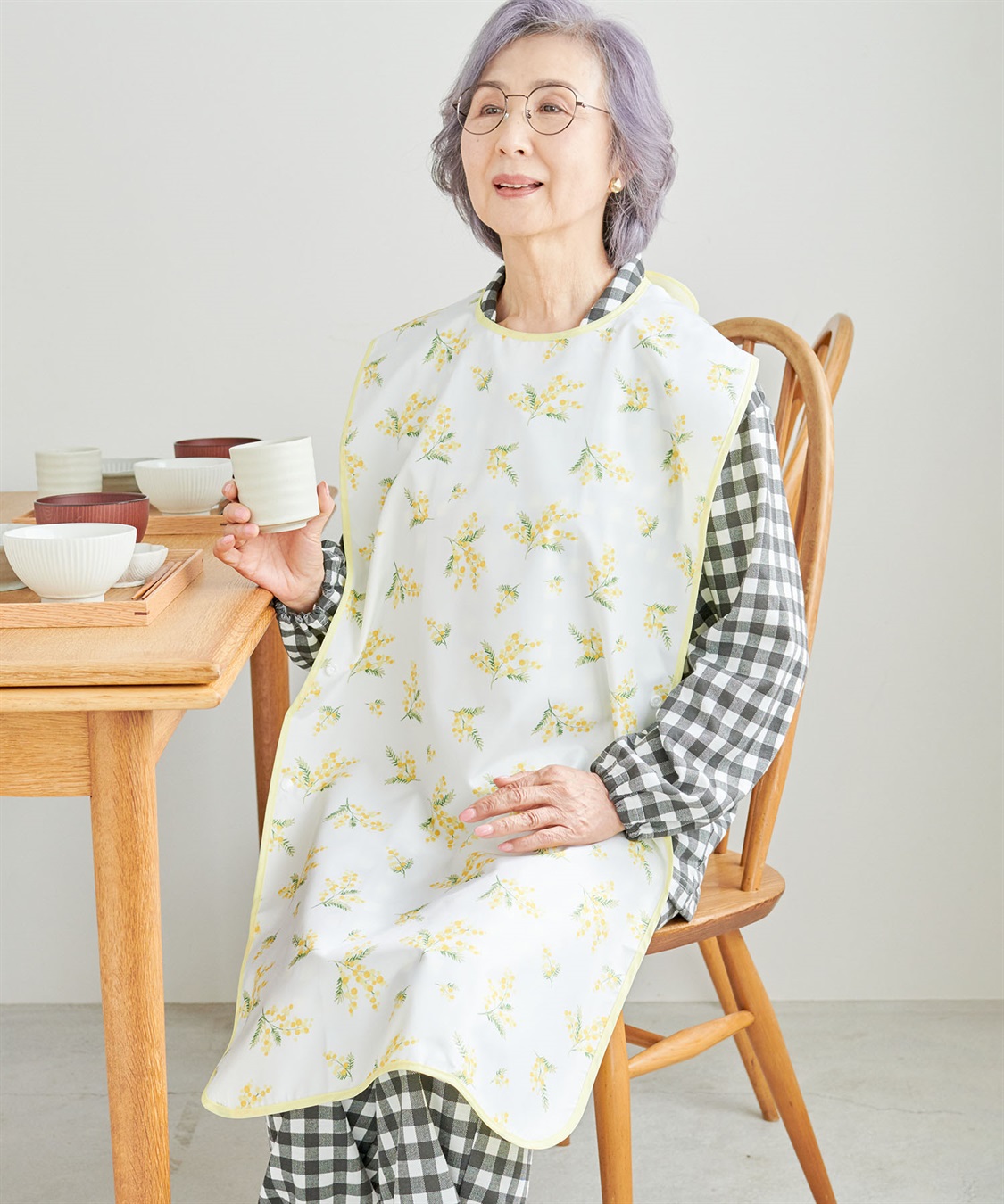 Life Style by cross marche 【ココロcolor】お食事エプロン_sub_10