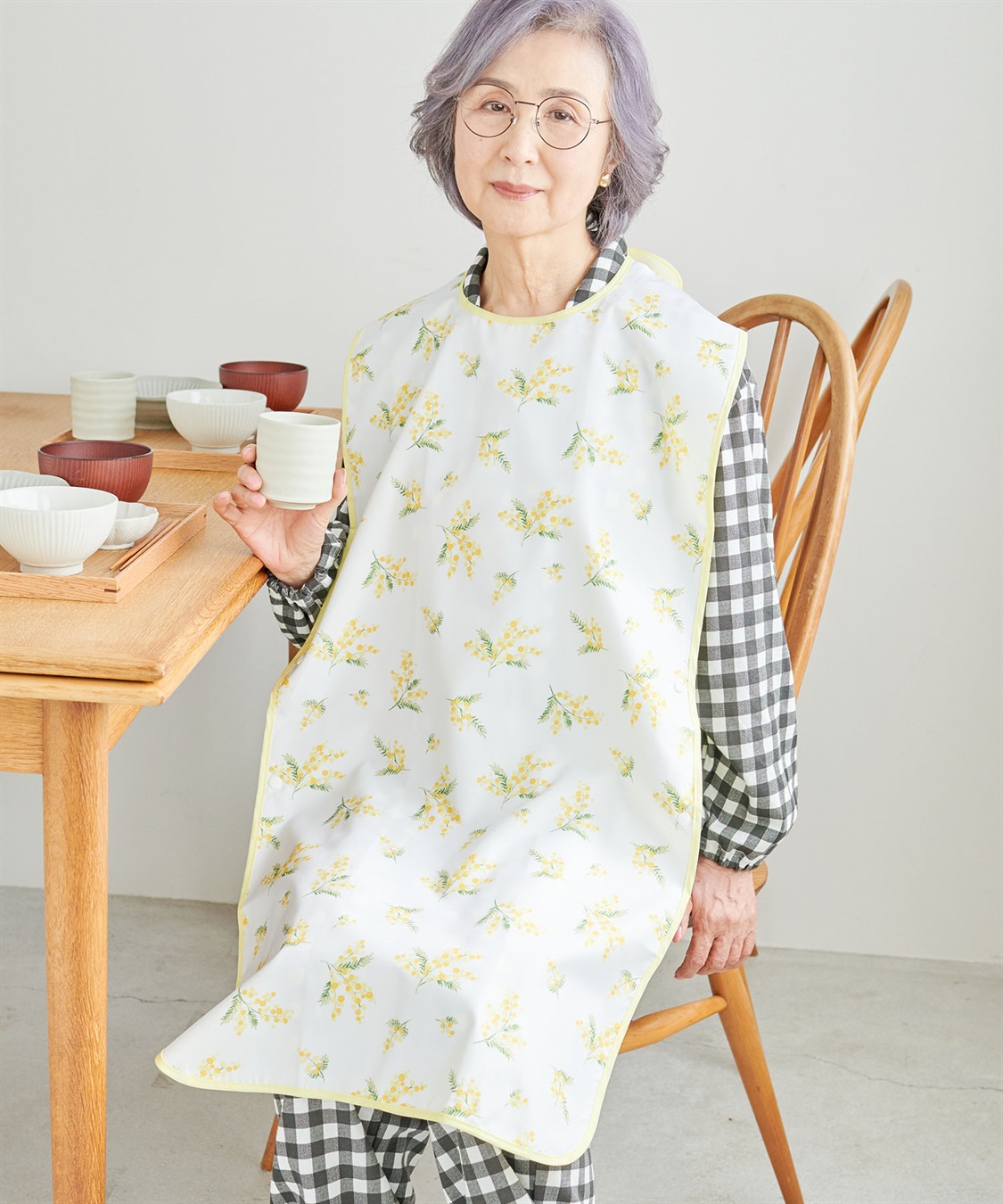 Life Style by cross marche 【ココロcolor】お食事エプロン_sub_11