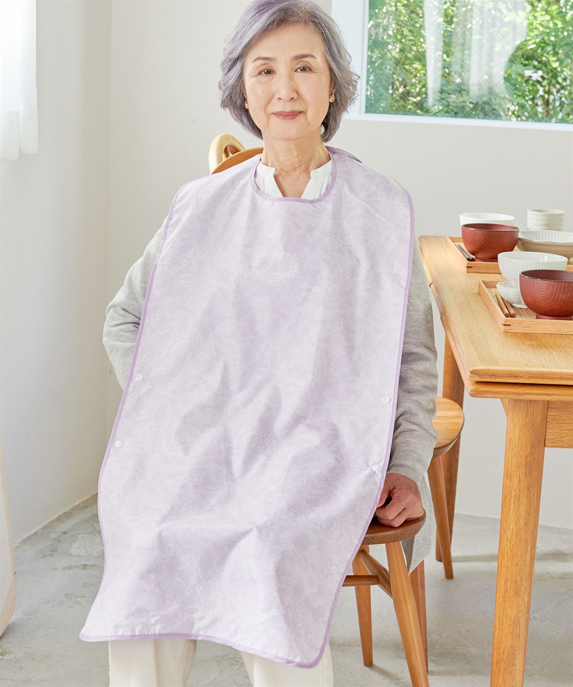 Life Style by cross marche 【ココロcolor】お食事エプロン_sub_24