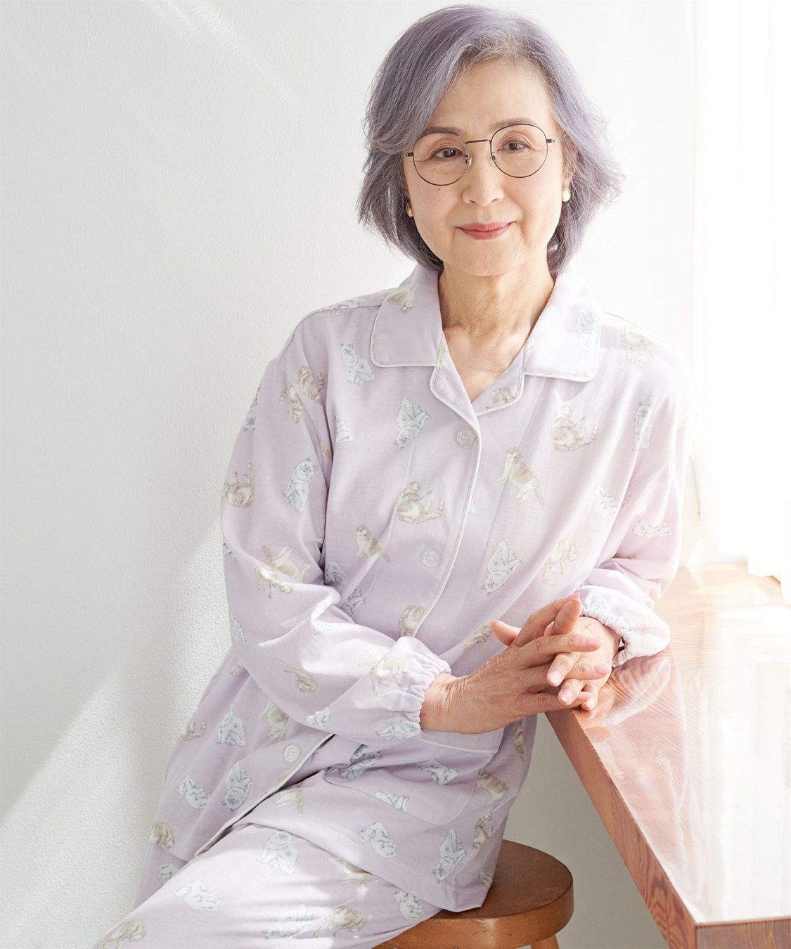 Life Style by cross marche 【ココロcolor】介護パジャマ_sub_2