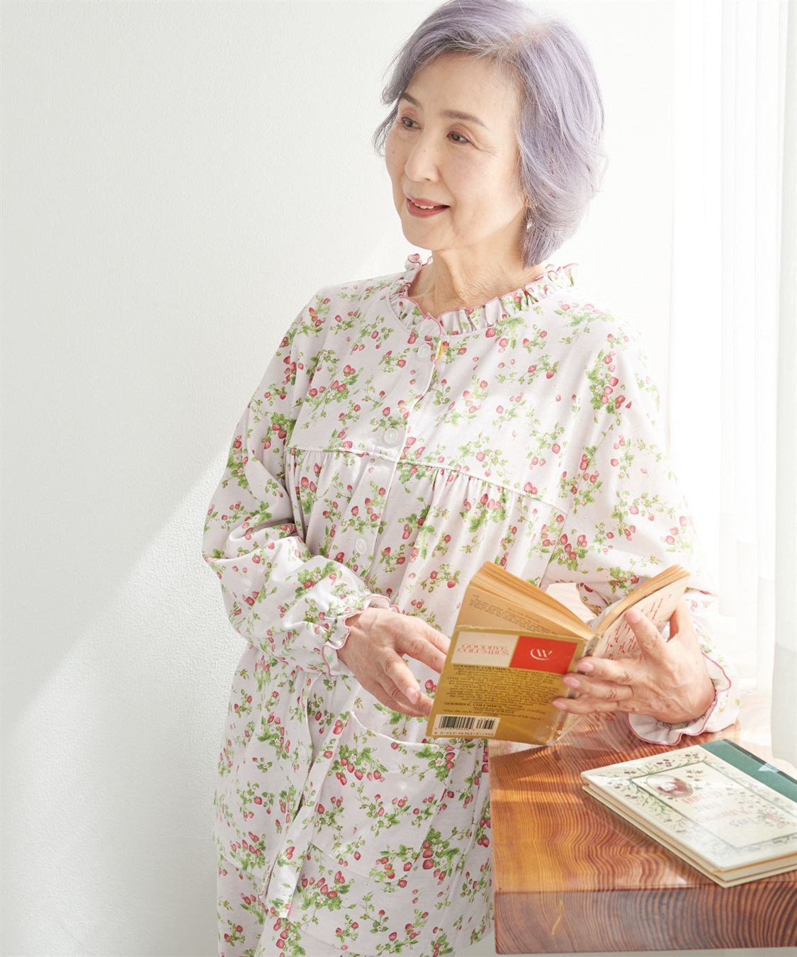 Life Style by cross marche 【ココロcolor】フリル介護パジャマ_sub_1