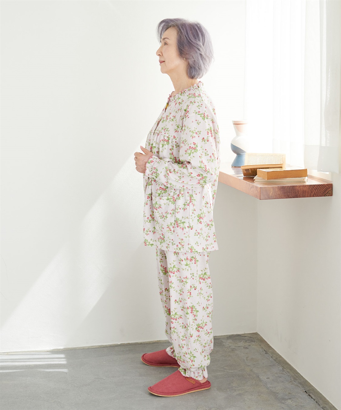 Life Style by cross marche 【ココロcolor】フリル介護パジャマ_sub_10