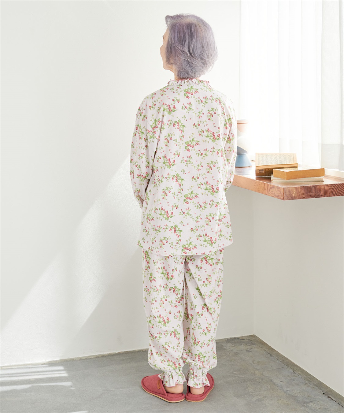 Life Style by cross marche 【ココロcolor】フリル介護パジャマ_sub_11