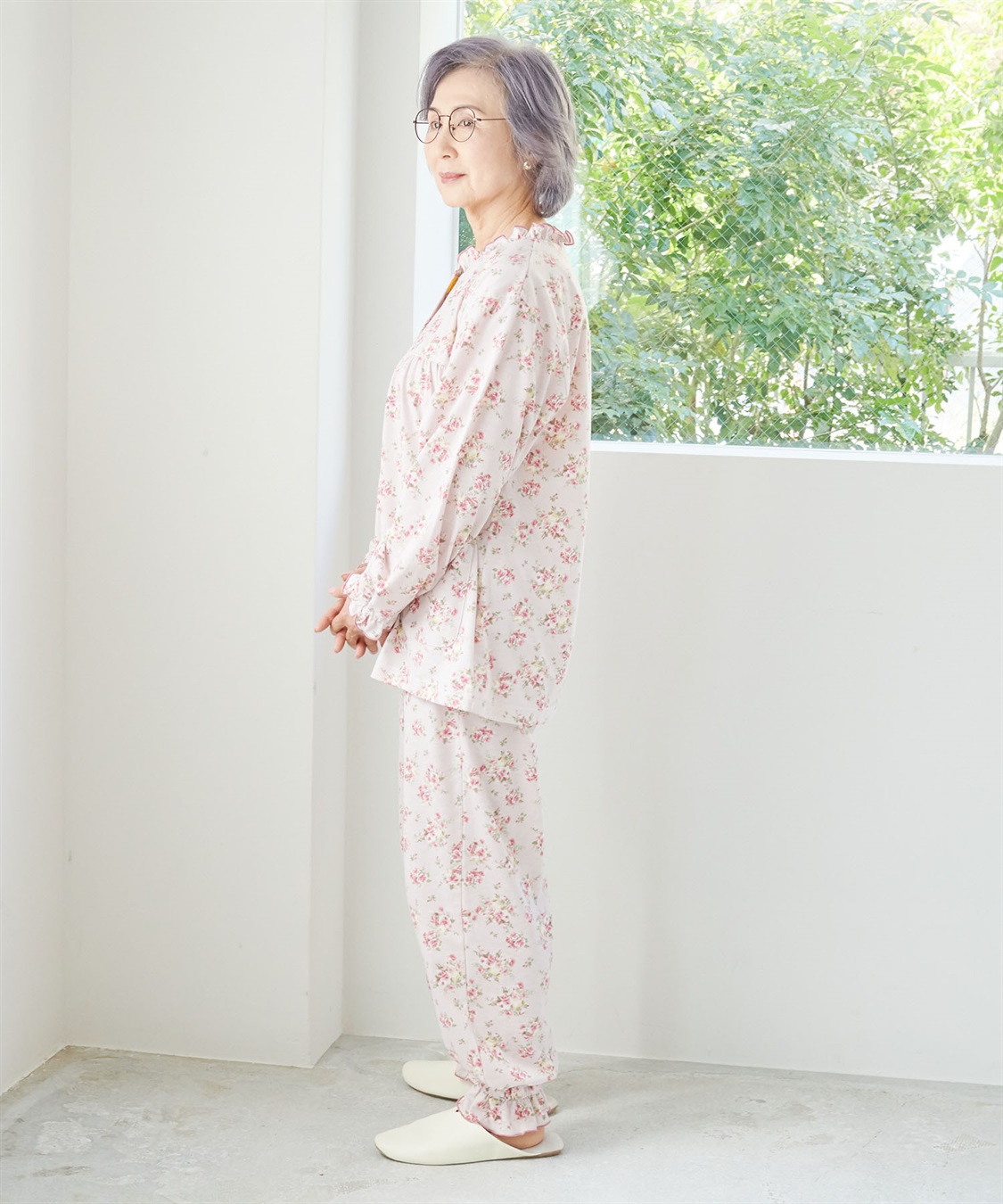 Life Style by cross marche 【ココロcolor】フリル介護パジャマ_sub_15