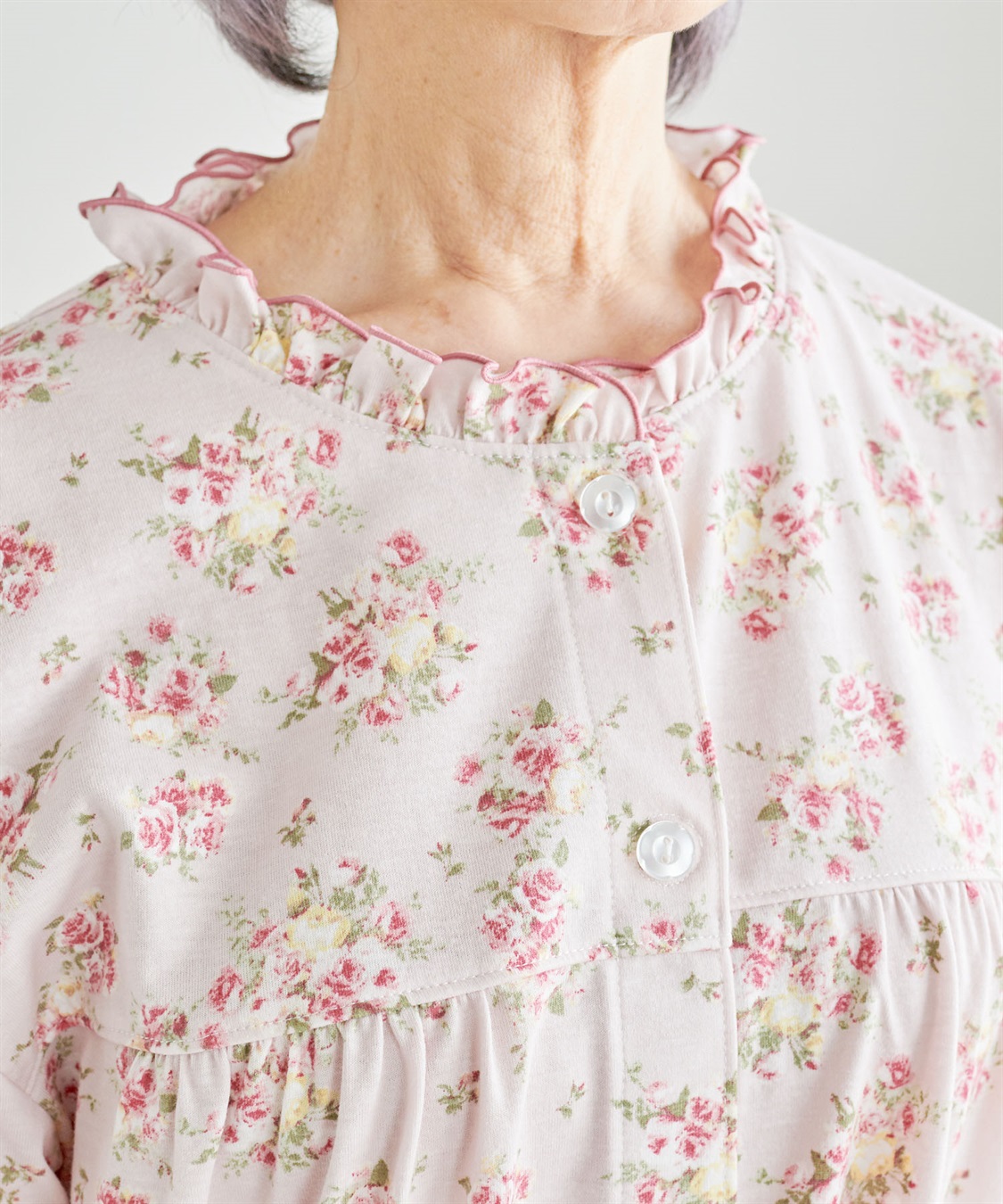 Life Style by cross marche 【ココロcolor】フリル介護パジャマ_sub_19