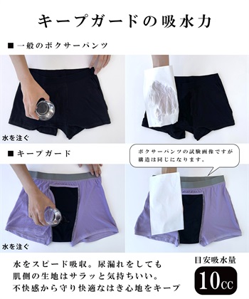 Life Style by cross marche 【KEEP GUARD】キープガード ドライ＆クール尿漏れ対応ステテコパンツ メンズ_subthumb_2