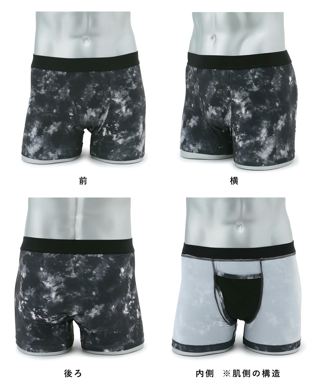 Life Style by cross marche 【KEEPGUARD/キープガード】Newボクサーパンツ 尿漏れ 失禁 メンズ ナノファイン加工　尿漏れ対応パンツ メンズ　三枚組セット_sub_16