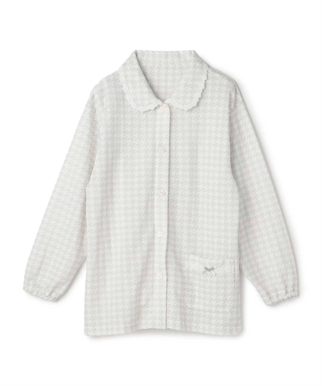 Life Style by cross marche 【ココロcolor】 レース襟ニットキルトパジャマ_sub_15