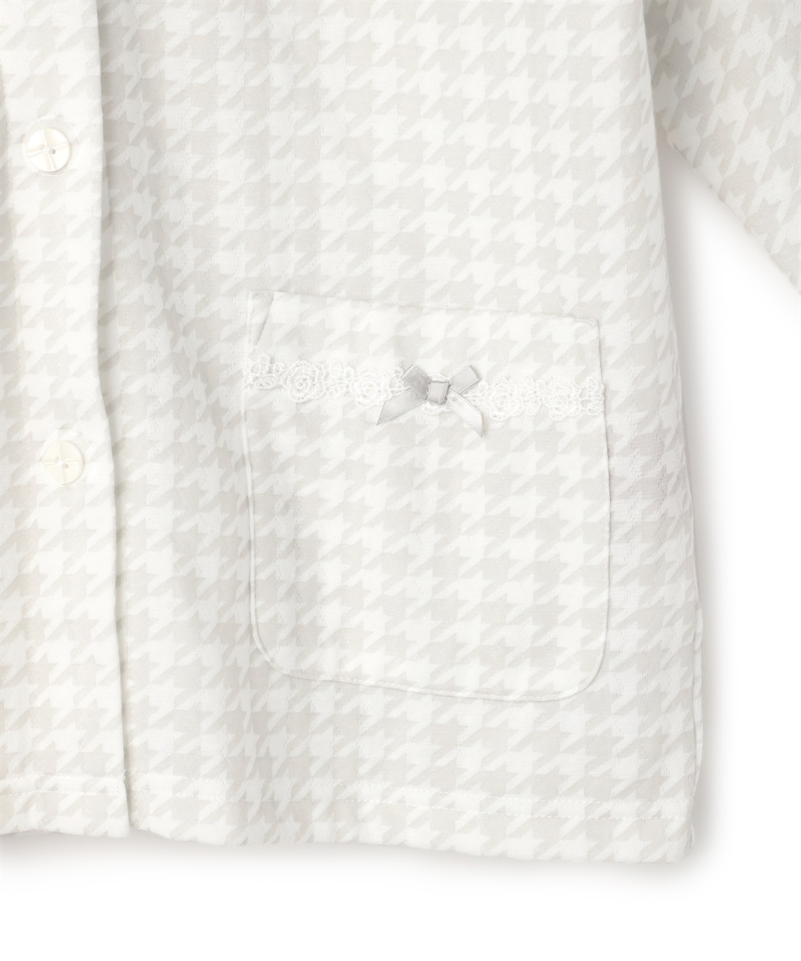 Life Style by cross marche 【ココロcolor】 レース襟ニットキルトパジャマ_sub_20