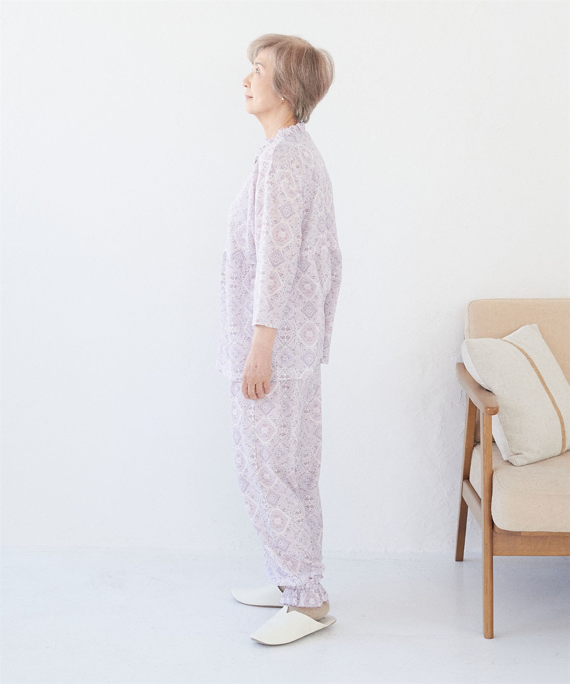 Life Style by cross marche 【ココロcolor】 フリルパジャマ_sub_9