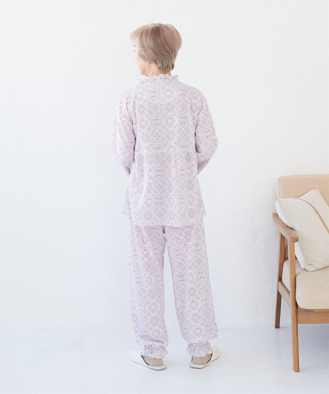 Life Style by cross marche 【ココロcolor】 フリルパジャマ_sub_10