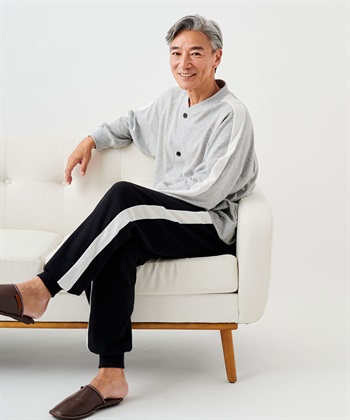 Life Style by cross marche 【ココロcolor】メンズサイドラインスポーティーパジャマ_subthumb_3