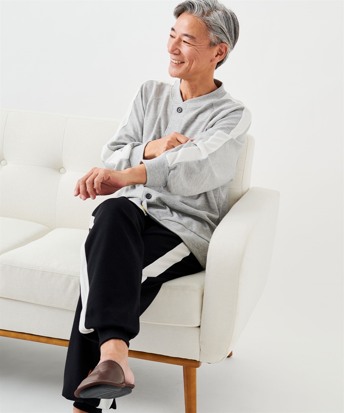 Life Style by cross marche 【ココロcolor】メンズサイドラインスポーティーパジャマ_sub_4