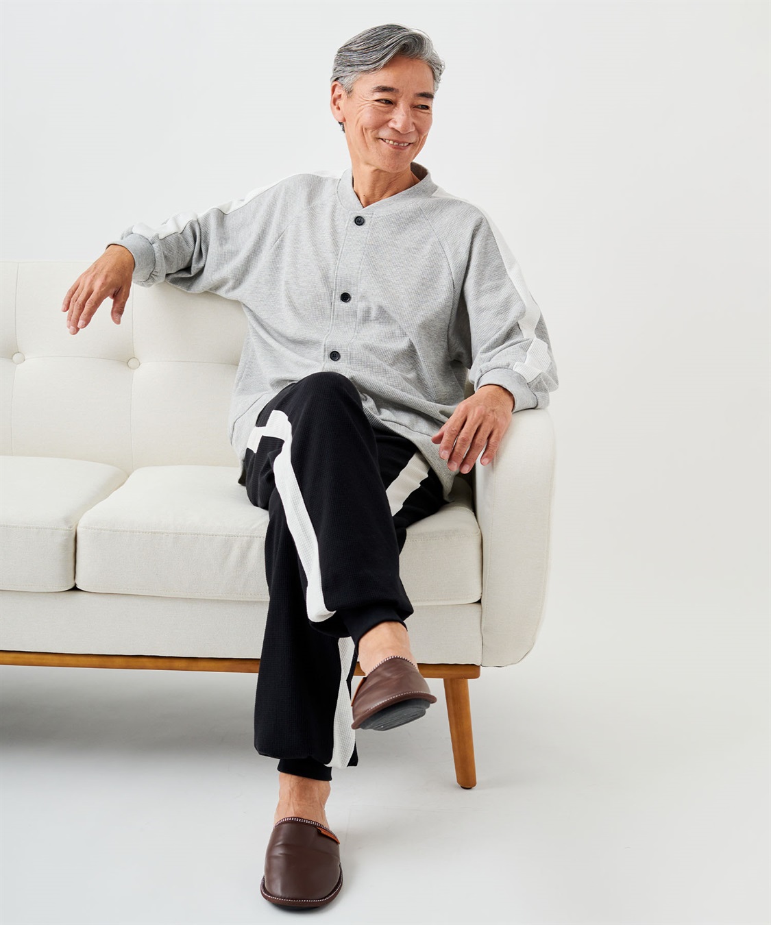 Life Style by cross marche 【ココロcolor】メンズサイドラインスポーティーパジャマ_sub_5