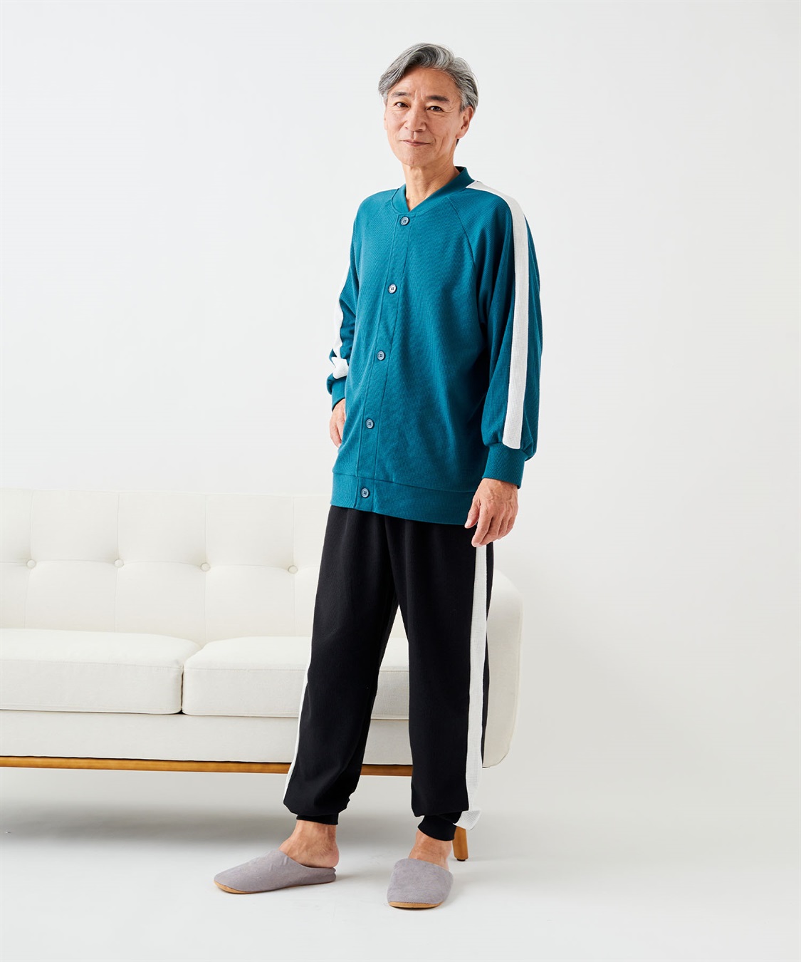 Life Style by cross marche 【ココロcolor】メンズサイドラインスポーティーパジャマ_sub_10